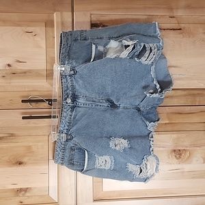 Shein Lightwash Shorts